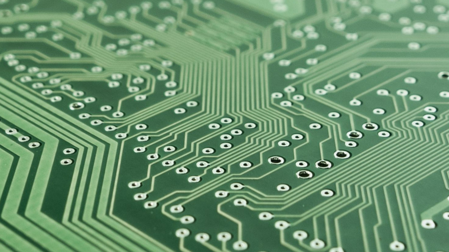 Close up of a circuit board
