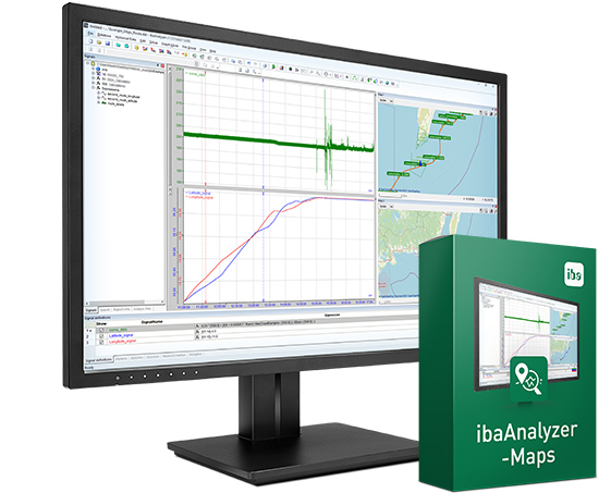 Display geographic positions and movement - ibaAnalyzer-Maps